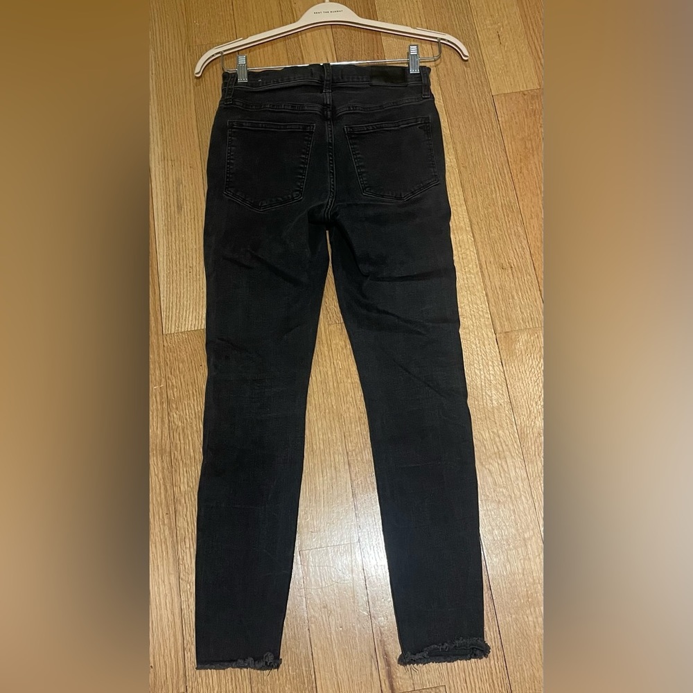 Madewell Dark Gray High Rise Skinny Jeans - Picture 4 of 5